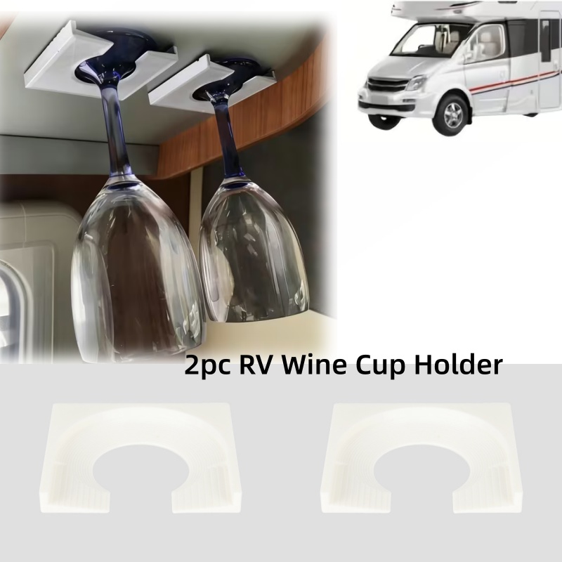 Wine & Beer Packages - 2-delige RV Campervan Wijnbekerhouder Met Zelfklevende