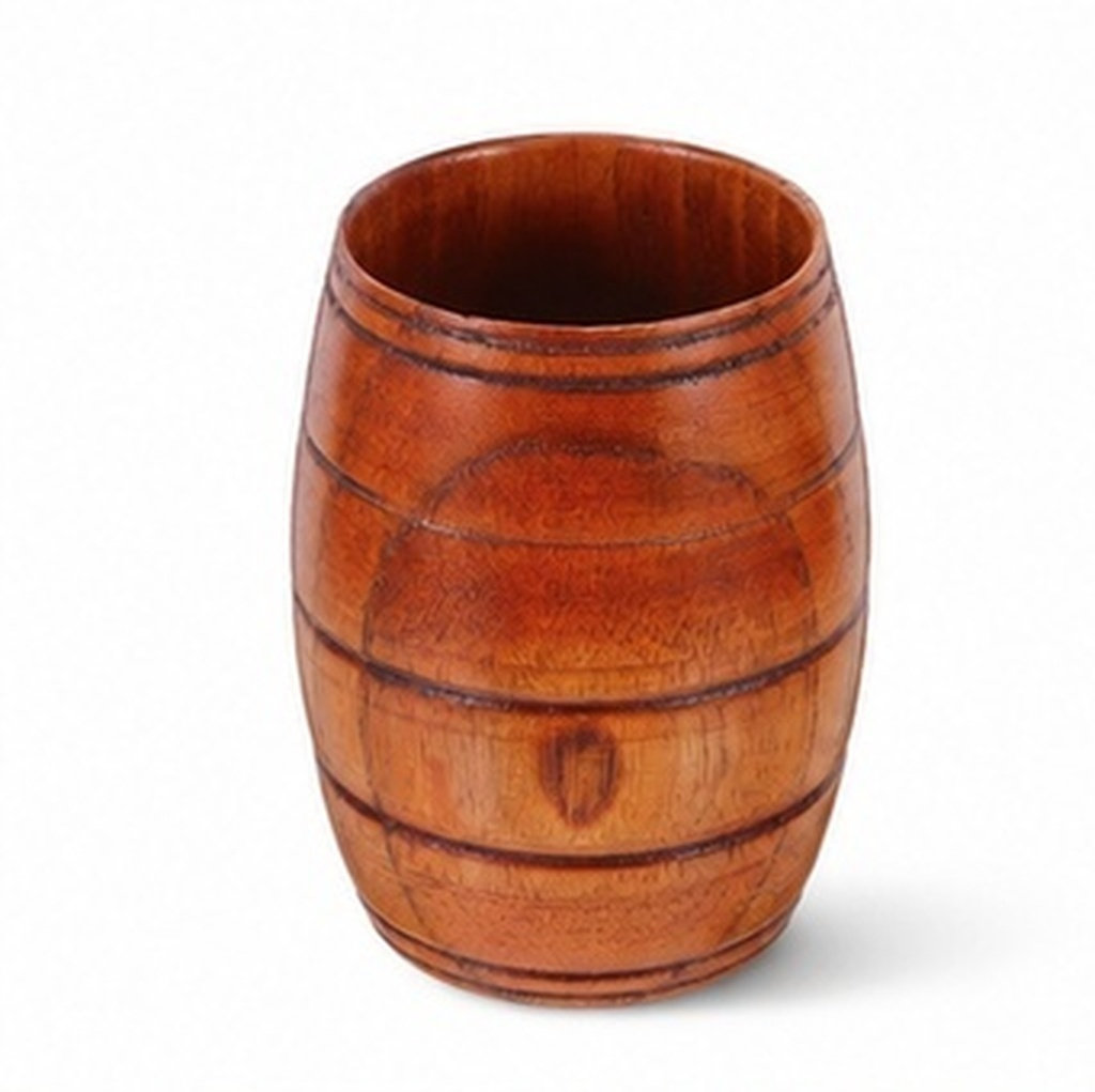 Wine Beer Coffee Drink - Houten bierbeker in de vorm van