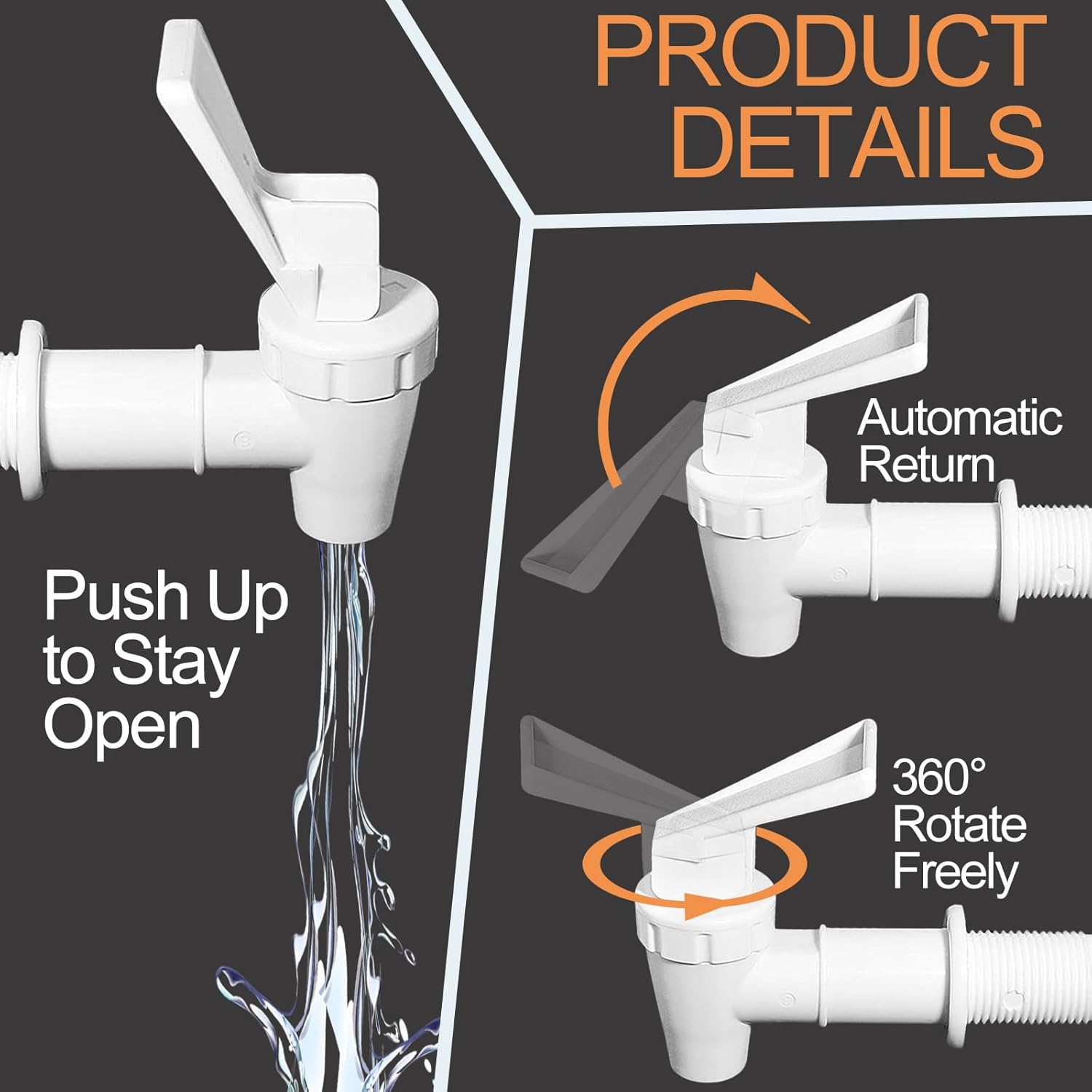 Witte Plastic Spigot Emmer Bot - Beer Wine Hobby recensie en prijs