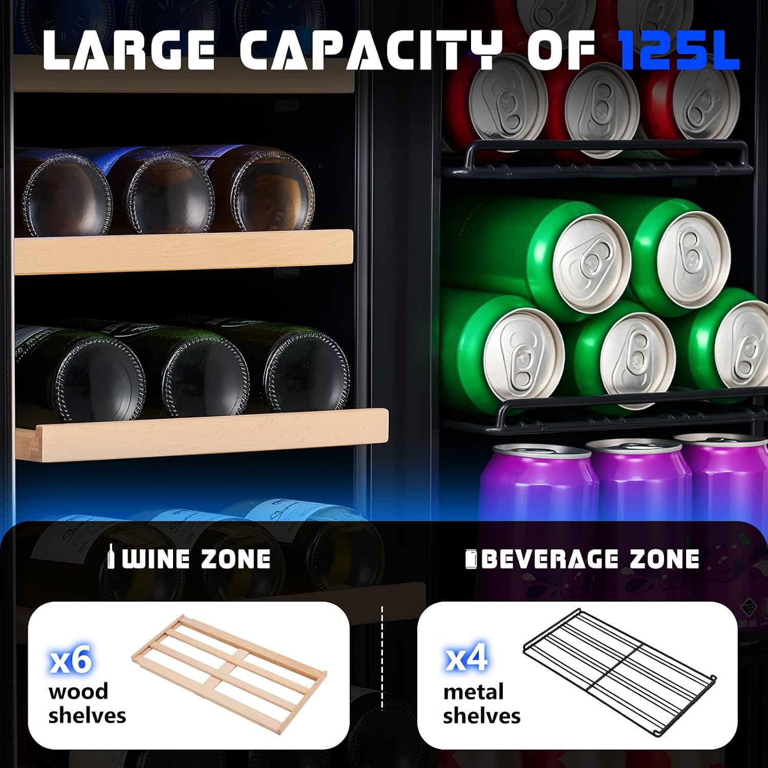 Drankenkoelkast, 24-inch dual- - Beer Wine Zone recensie en prijs