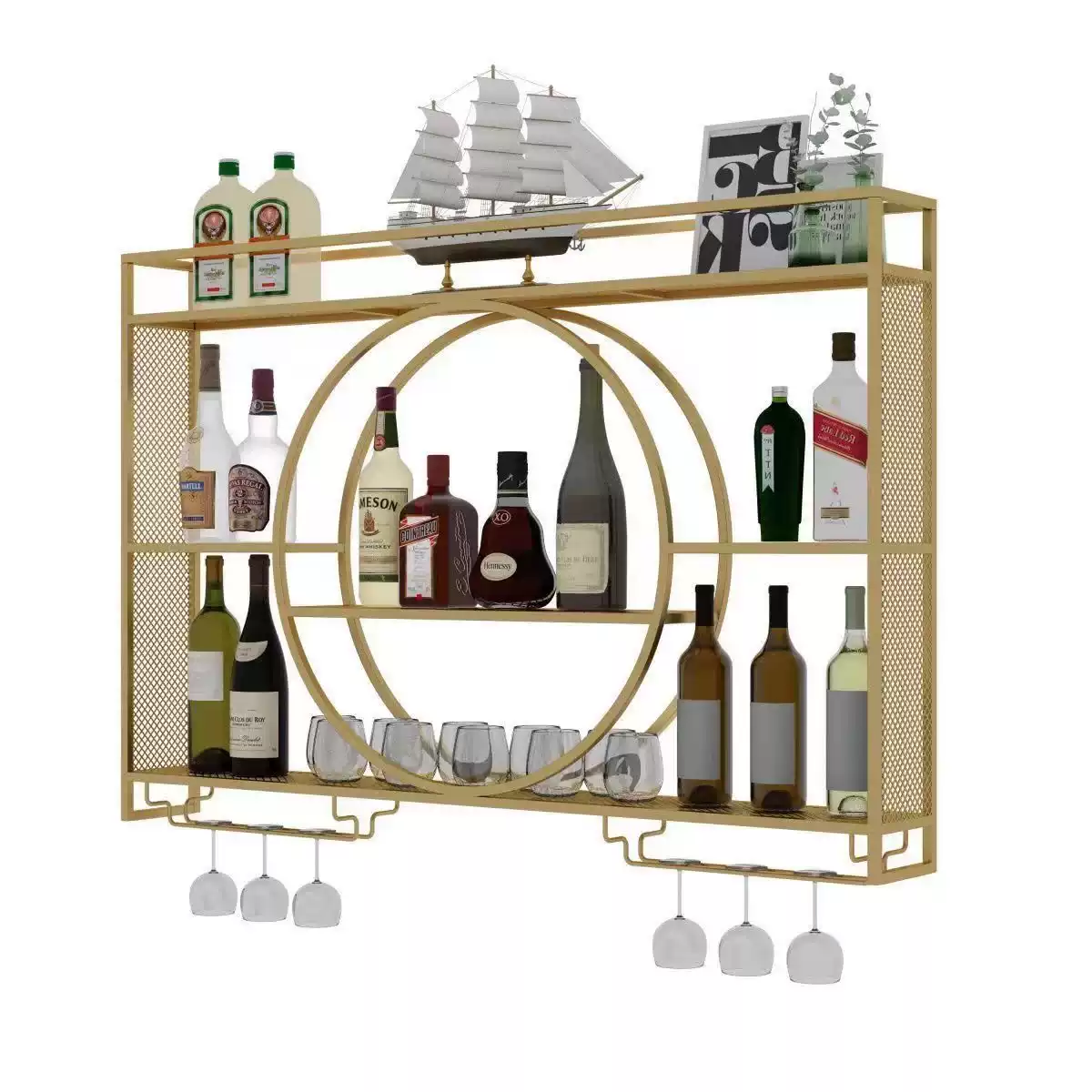 Luxe wijnrek voor dames, goude - Wine Bottle Size recensie en prijs