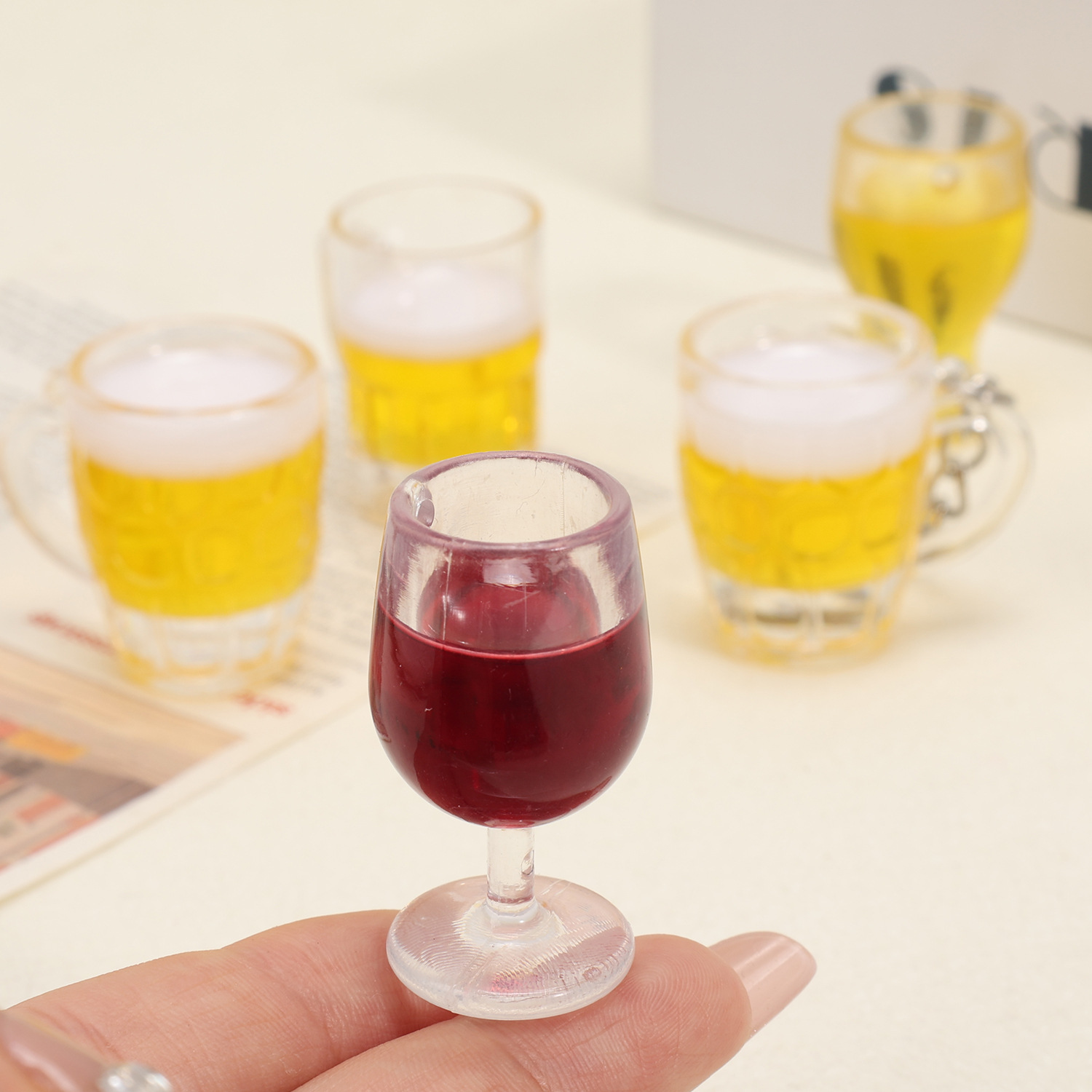 3cm Mini Rode Wijnglas Nep Dri - Beer Wine Hobby recensie en prijs