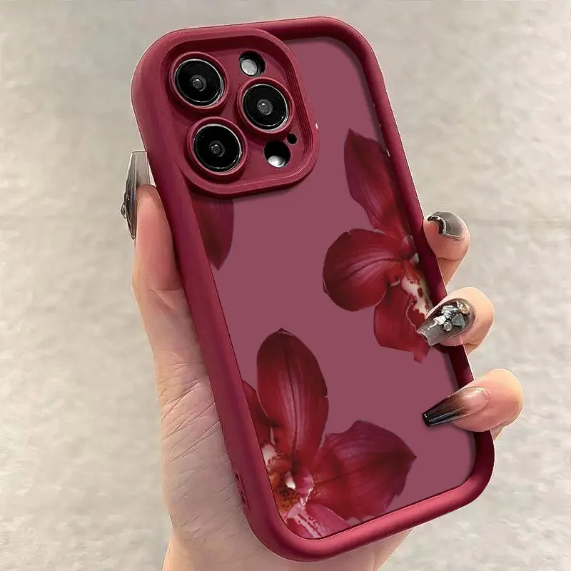 Wijnrode orchideeën bloemenpat - Wine & Beer Packages recensie en prijs